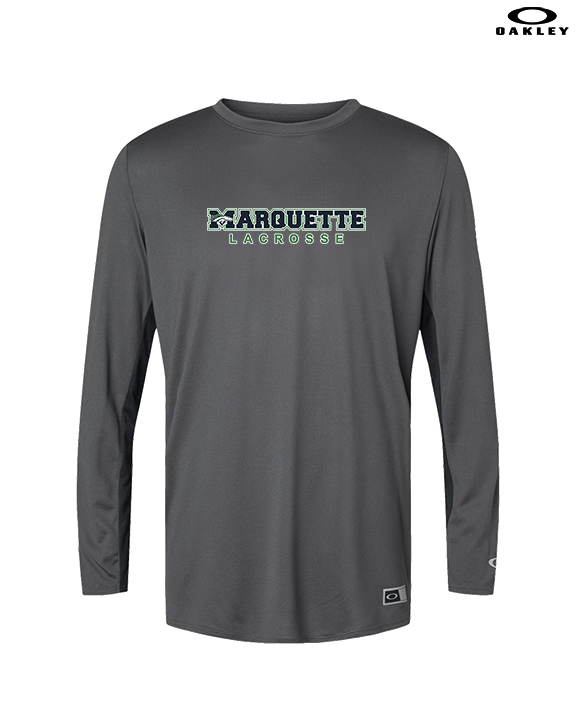 Marquette HS Boys Lacrosse Logo Sweatshirt - Mens Oakley Longsleeve