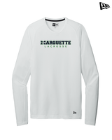 Marquette HS Boys Lacrosse Logo Sweatshirt - New Era Performance Long Sleeve