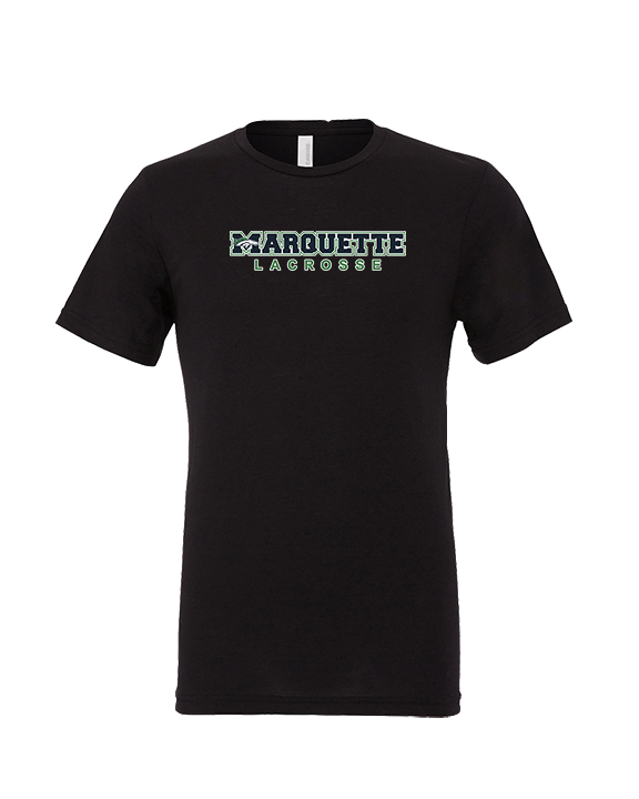 Marquette HS Boys Lacrosse Logo Sweatshirt - Tri-Blend Shirt