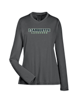 Marquette HS Boys Lacrosse Logo Sweatshirt - Womens Performance Longsleeve