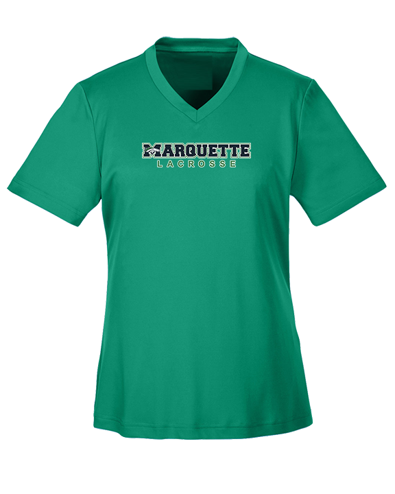 Marquette HS Boys Lacrosse Logo Sweatshirt - Womens Performance Shirt