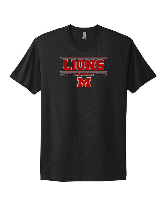 Marshall HS Baseball Border - Mens Select Cotton T-Shirt