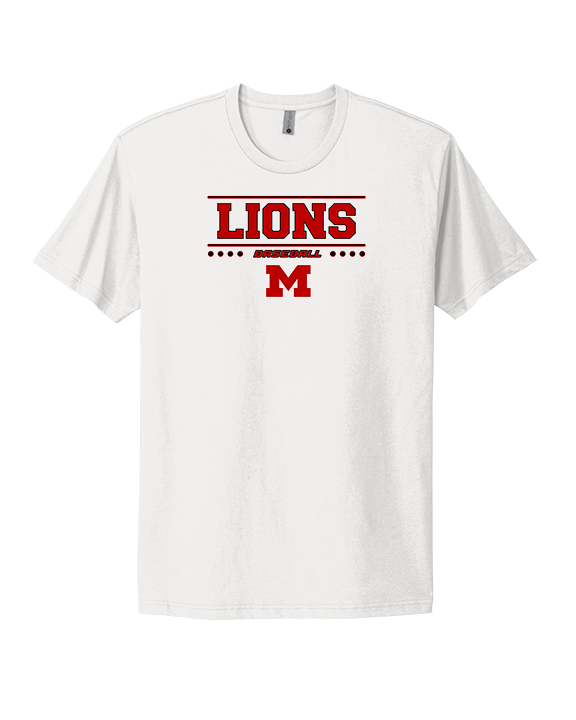 Marshall HS Baseball Border - Mens Select Cotton T-Shirt