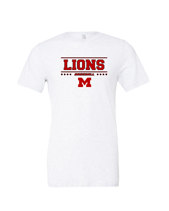 Marshall HS Baseball Border - Tri-Blend Shirt