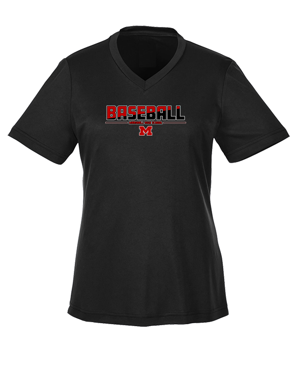 Marshall HS Baseball Cut - Womens Performance Shirt