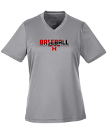 Marshall HS Baseball Cut - Womens Performance Shirt