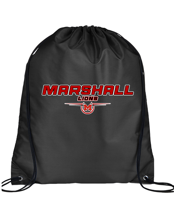Marshall HS Baseball Design - Drawstring Bag