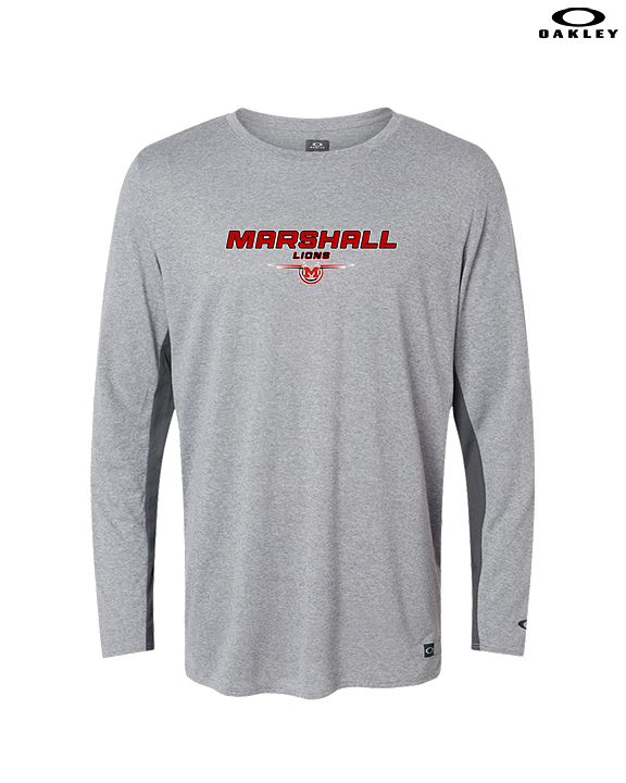 Marshall HS Baseball Design - Mens Oakley Longsleeve