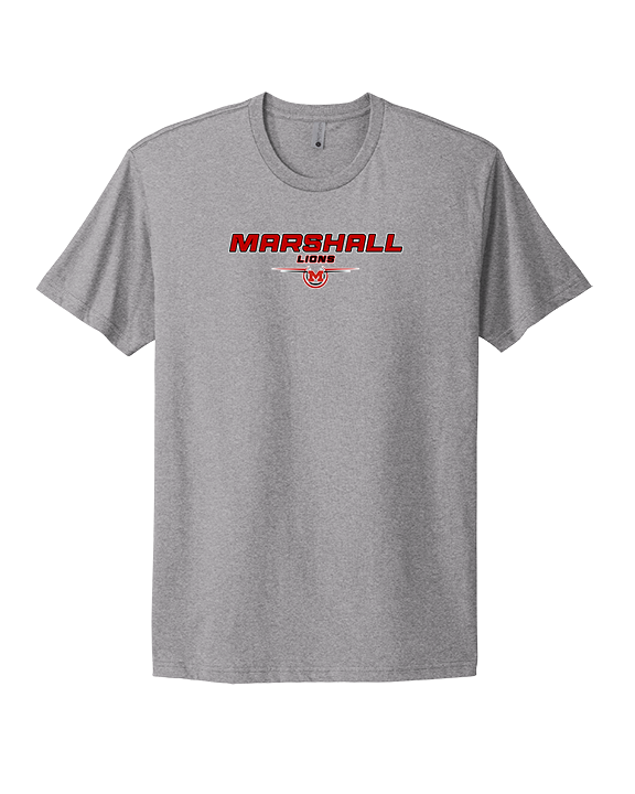 Marshall HS Baseball Design - Mens Select Cotton T-Shirt