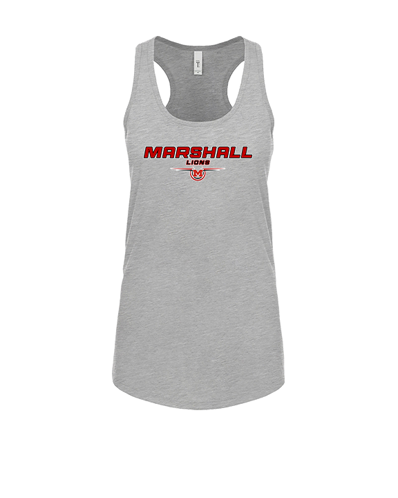 Marshall HS Baseball Design - Womens Tank Top