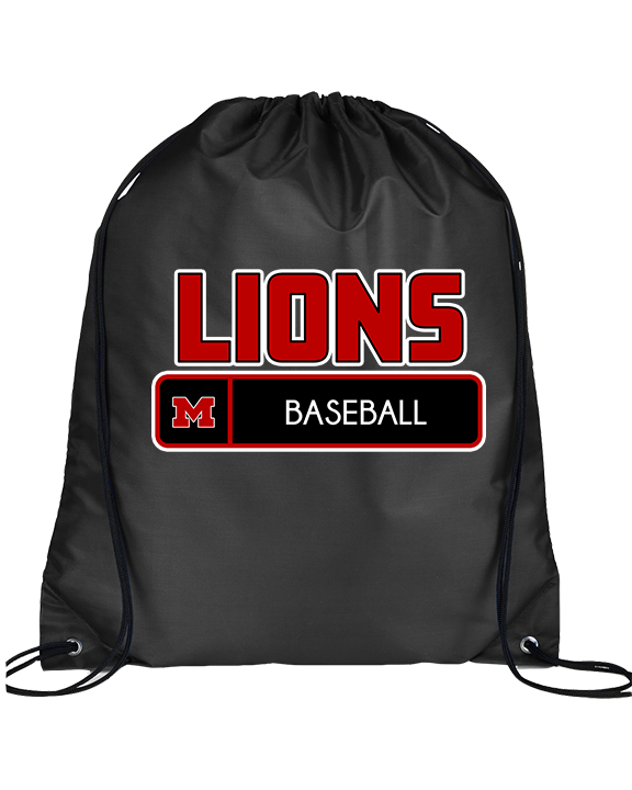 Marshall HS Baseball Pennant - Drawstring Bag