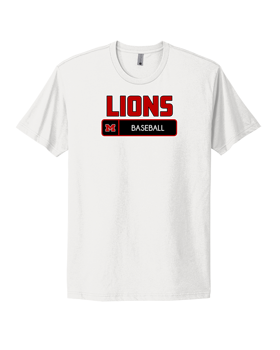 Marshall HS Baseball Pennant - Mens Select Cotton T-Shirt