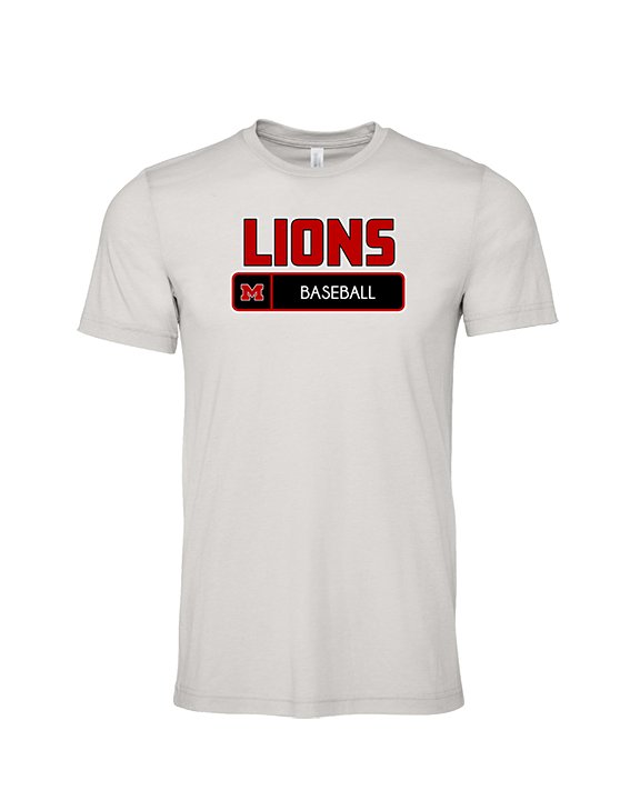 Marshall HS Baseball Pennant - Tri-Blend Shirt