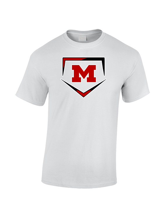 Marshall HS Baseball Plate - Cotton T-Shirt