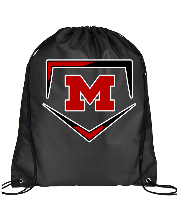 Marshall HS Baseball Plate - Drawstring Bag