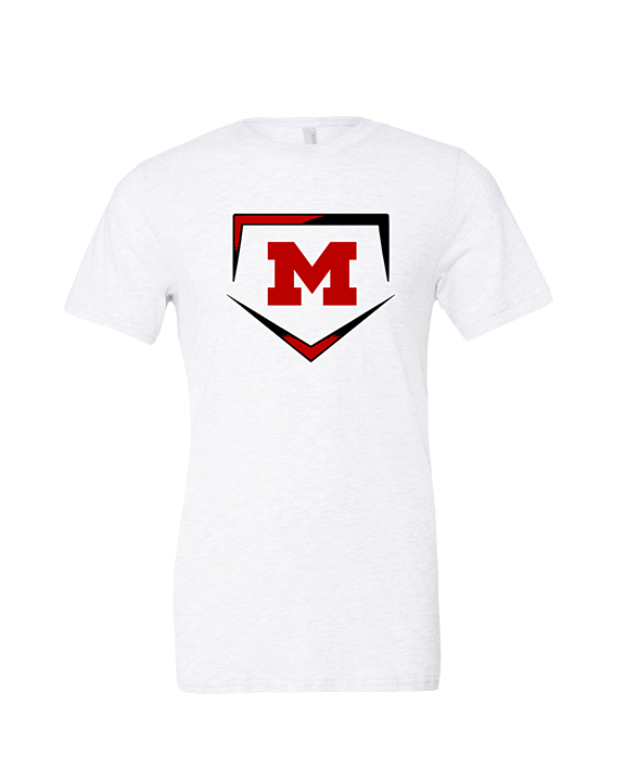 Marshall HS Baseball Plate - Tri-Blend Shirt