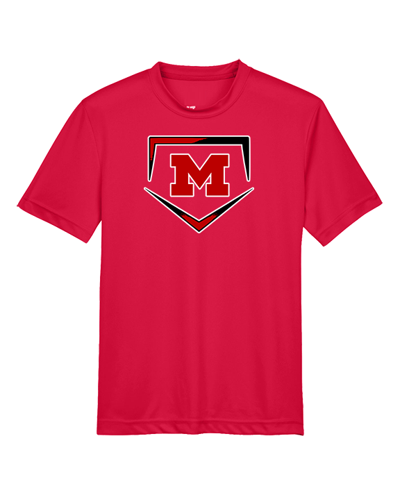 Marshall HS Baseball Plate - Youth Performance Shirt