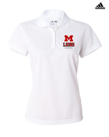 Marshall HS Baseball Shadow - Adidas Womens Polo