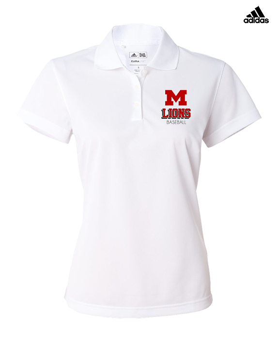 Marshall HS Baseball Shadow - Adidas Womens Polo