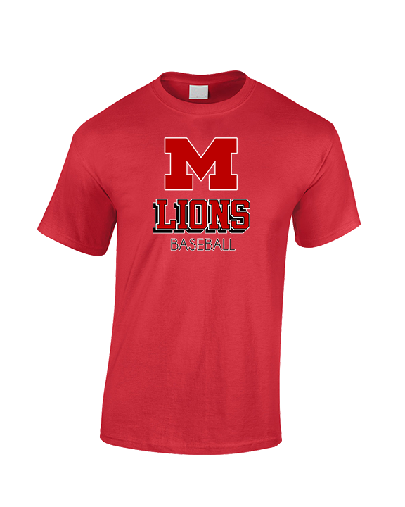 Marshall HS Baseball Shadow - Cotton T-Shirt
