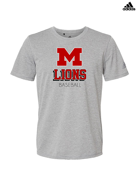 Marshall HS Baseball Shadow - Mens Adidas Performance Shirt