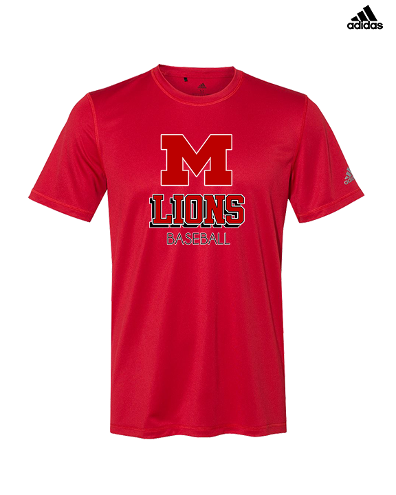 Marshall HS Baseball Shadow - Mens Adidas Performance Shirt