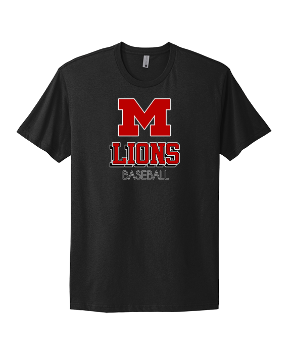 Marshall HS Baseball Shadow - Mens Select Cotton T-Shirt