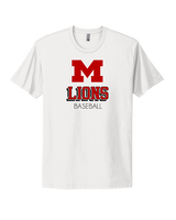 Marshall HS Baseball Shadow - Mens Select Cotton T-Shirt