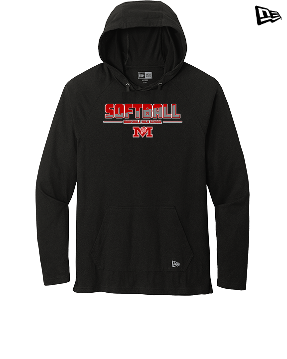 Marshall HS Softball Cut - New Era Tri-Blend Hoodie