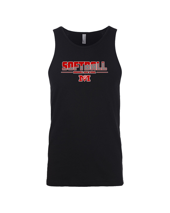 Marshall HS Softball Cut - Tank Top