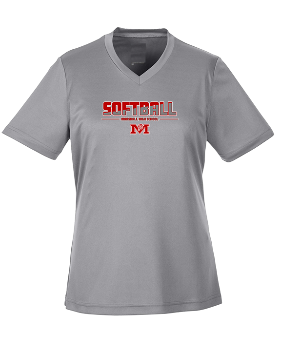 Marshall HS Softball Cut - Womens Performance Shirt