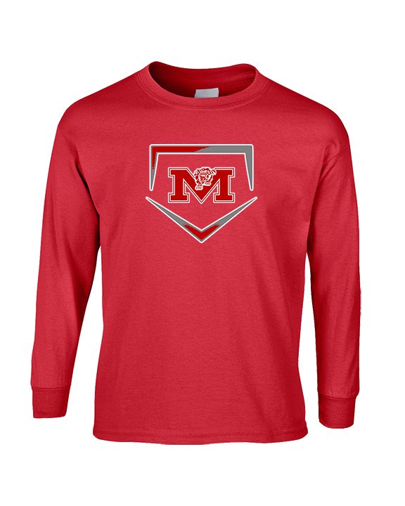 Marshall HS Softball Plate - Cotton Longsleeve