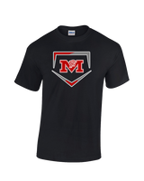 Marshall HS Softball Plate - Cotton T-Shirt