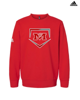 Marshall HS Softball Plate - Mens Adidas Crewneck