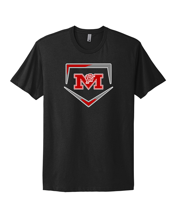 Marshall HS Softball Plate - Mens Select Cotton T-Shirt