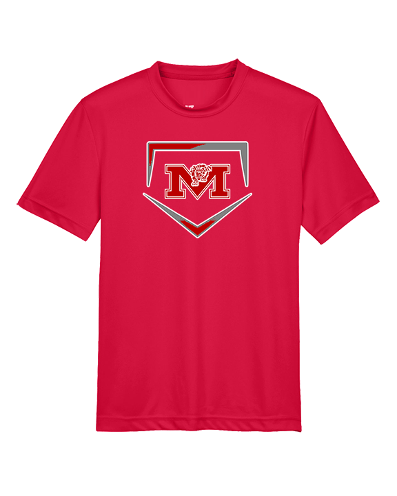 Marshall HS Softball Plate - Youth Performance Shirt