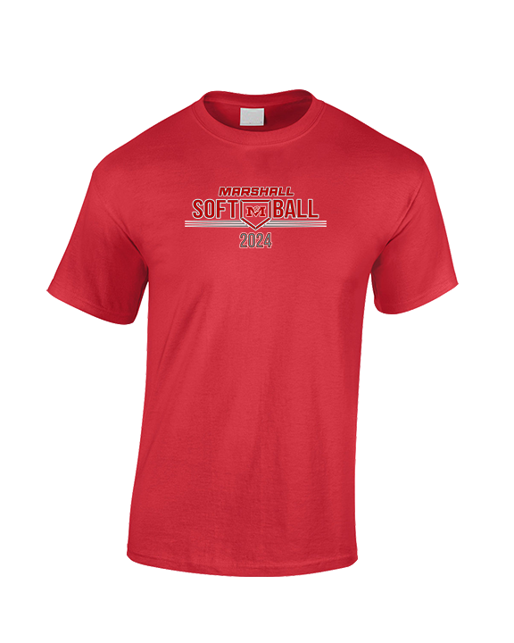 Marshall HS Softball Softball - Cotton T-Shirt