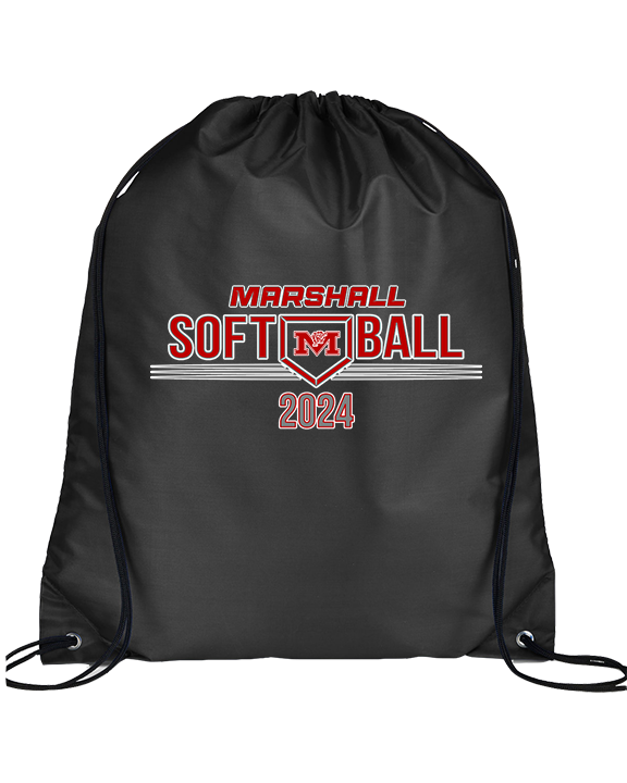 Marshall HS Softball Softball - Drawstring Bag