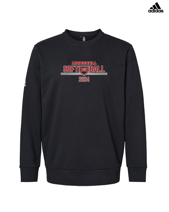 Marshall HS Softball Softball - Mens Adidas Crewneck
