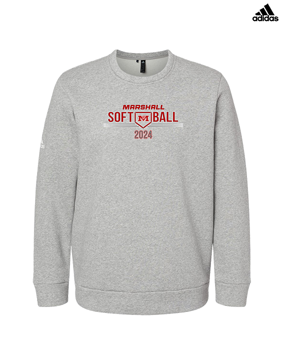 Marshall HS Softball Softball - Mens Adidas Crewneck