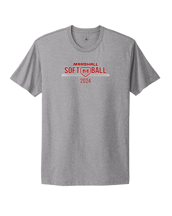Marshall HS Softball Softball - Mens Select Cotton T-Shirt