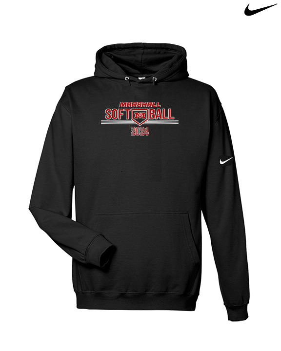 Marshall HS Softball Softball - Nike Club Fleece Hoodie