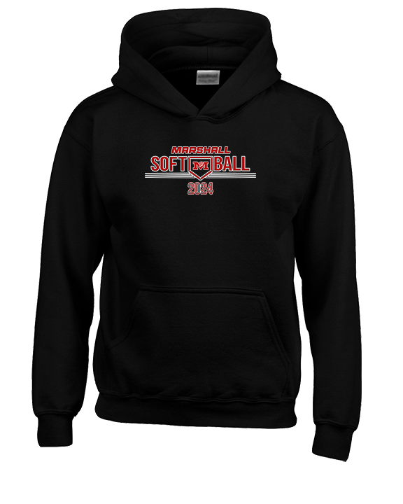 Marshall HS Softball Softball - Unisex Hoodie