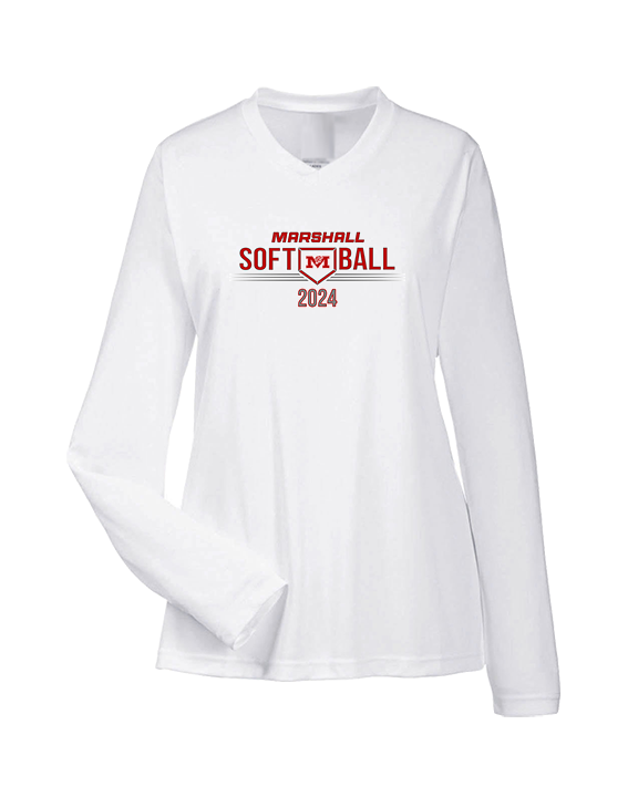 Marshall HS Softball Softball - Womens Performance Longsleeve