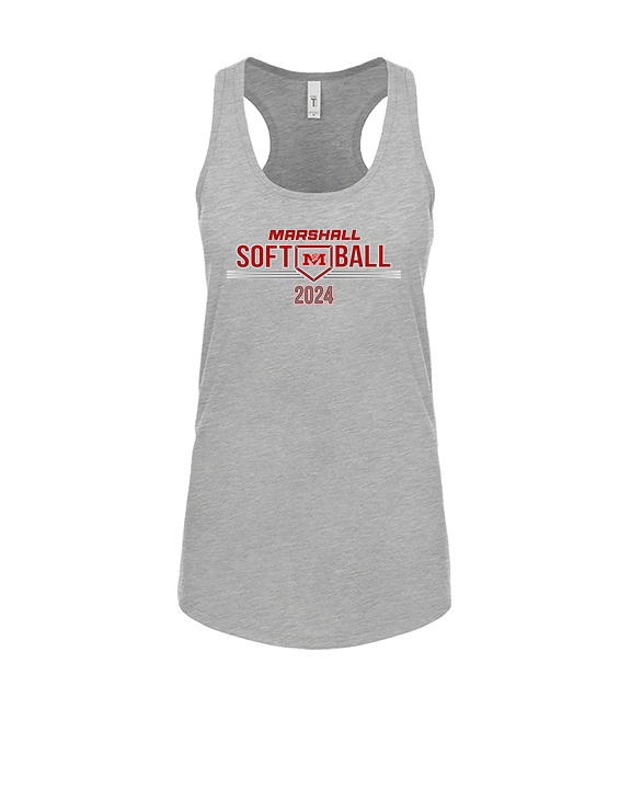 Marshall HS Softball Softball - Womens Tank Top