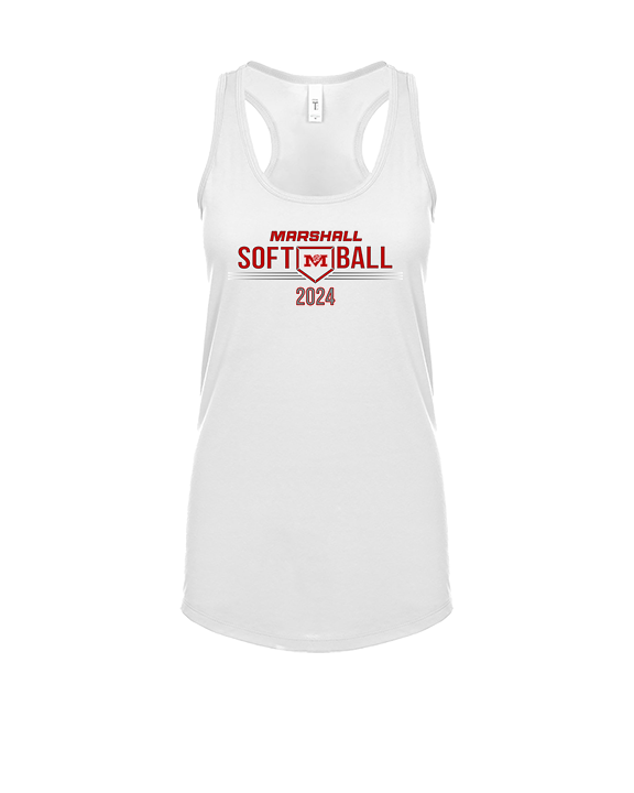 Marshall HS Softball Softball - Womens Tank Top