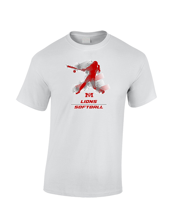 Marshall HS Softball Swing - Cotton T-Shirt