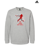 Marshall HS Softball Swing - Mens Adidas Crewneck
