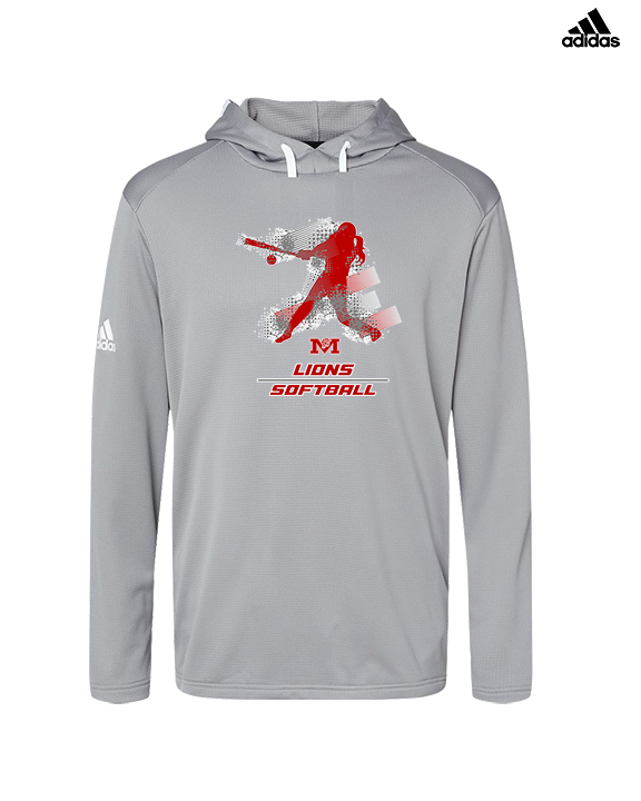 Marshall HS Softball Swing - Mens Adidas Hoodie