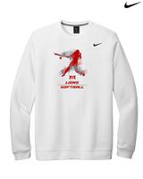 Marshall HS Softball Swing - Mens Nike Crewneck